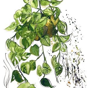 ART PRINT Marble Qween Pothos